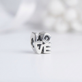 LOVE Silver Charm