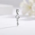 Sterling Silver Key Pendant Charm