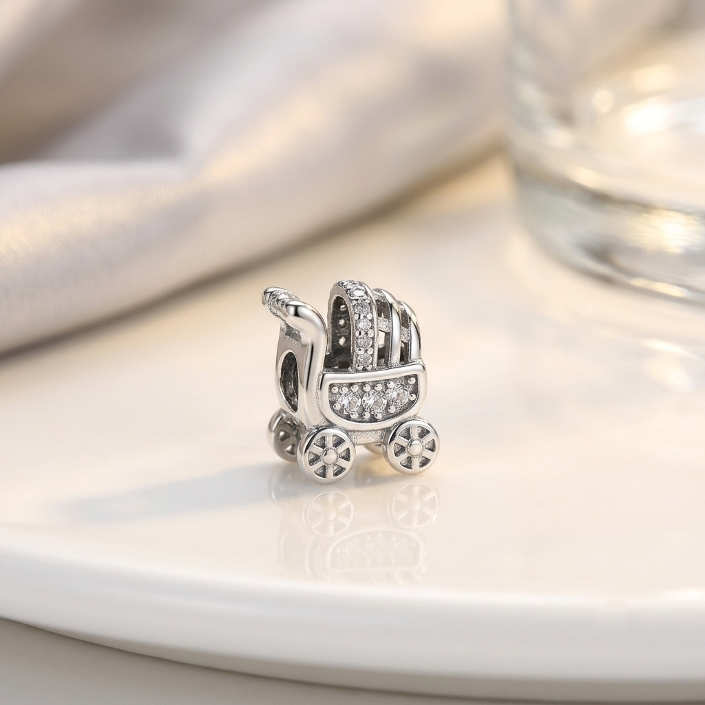 Baby Carriage Charm