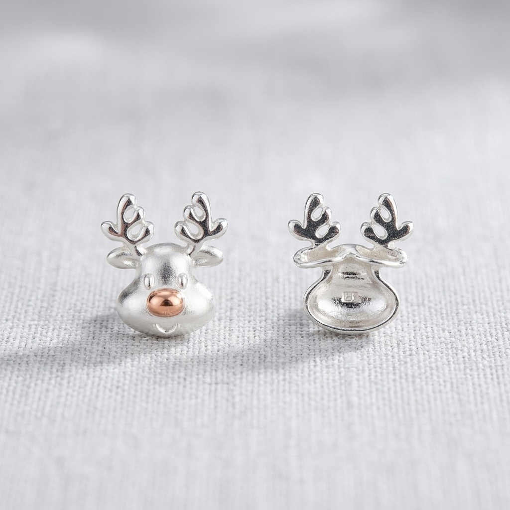 Reindeer Stud Earrings