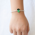 Green Mask Face Bangle