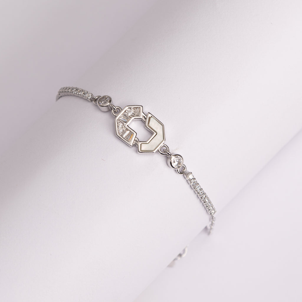 Geometric Diamond Bracelet