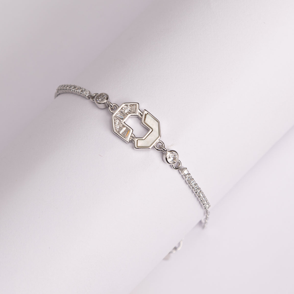 Geometric Diamond Bracelet