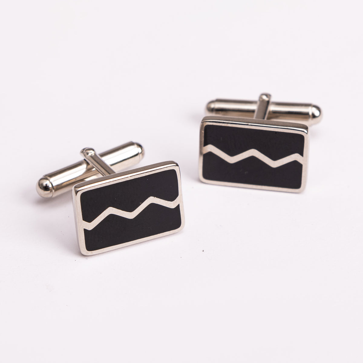 Geometric Pattern Cufflinks