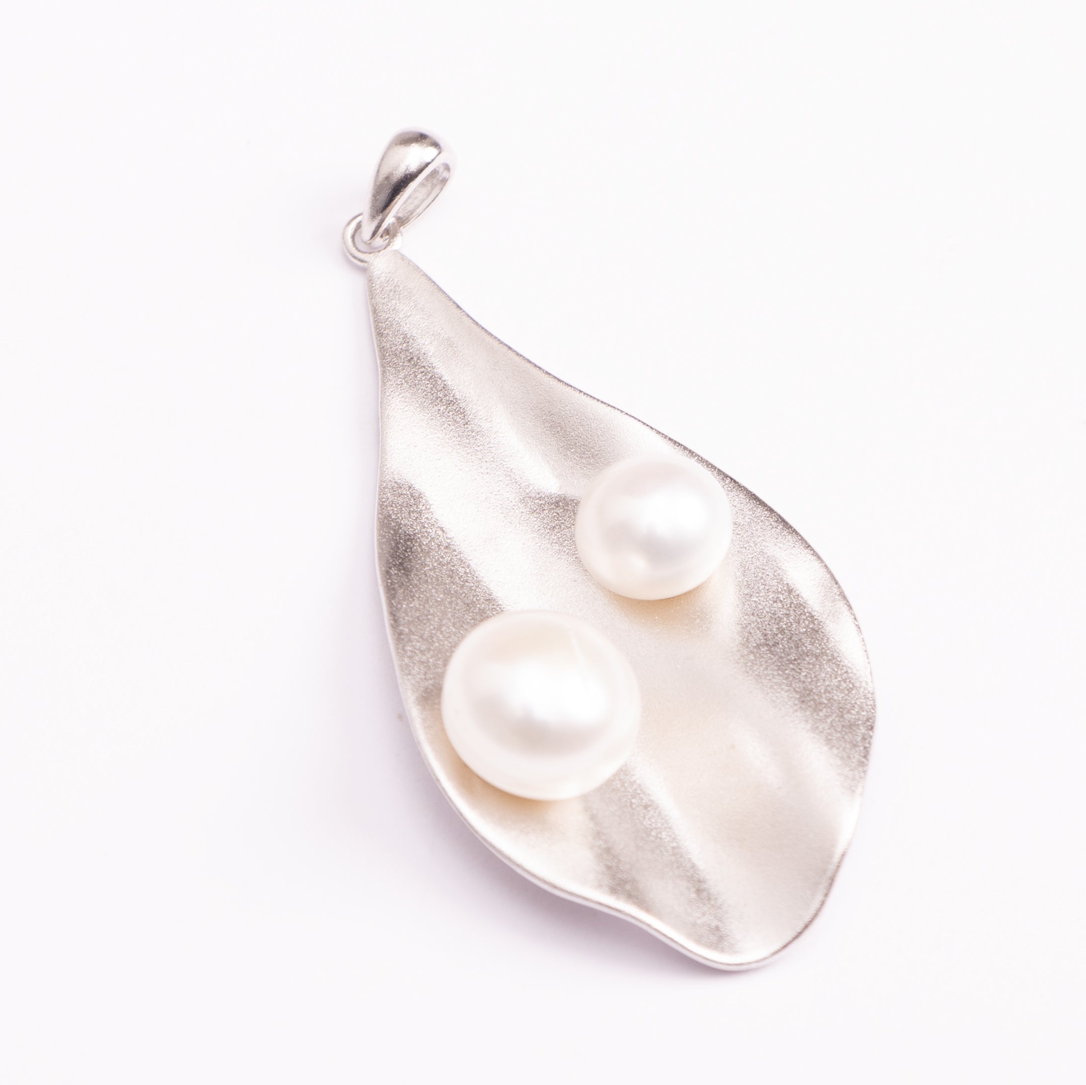 Pearl & Silver Statement Earrings