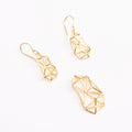 Geometric Gold Jewelry Set
