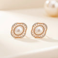 Royal Pearl Stud Earrings