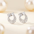 Elegant Baguette Crystal Earrings