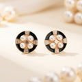 Elegant Pearl Stud Earrings