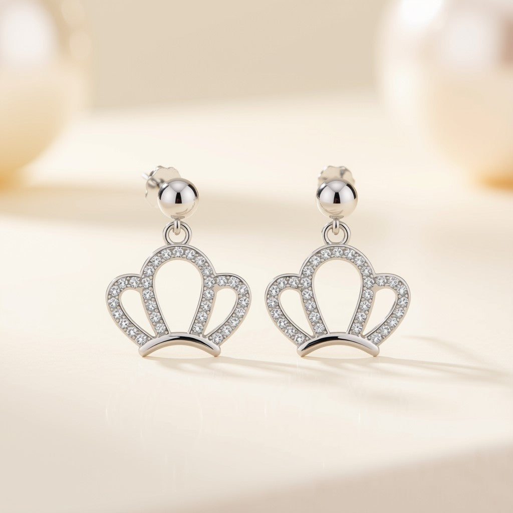 Crown Stud Earrings