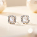 Mother of Pearl Clover Earrings