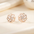 Pinwheel Stud Earrings