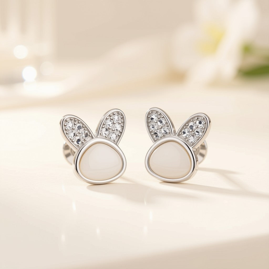 Bunny Ear Stud Earrings
