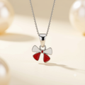 Elegant Bow Pendant Necklace