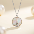 Silver Eiffel Pendant Necklace