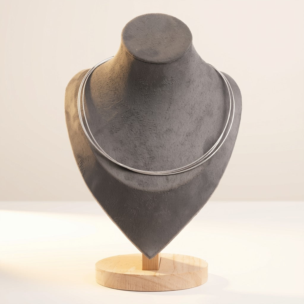 Minimalist Silver Layered Necklace