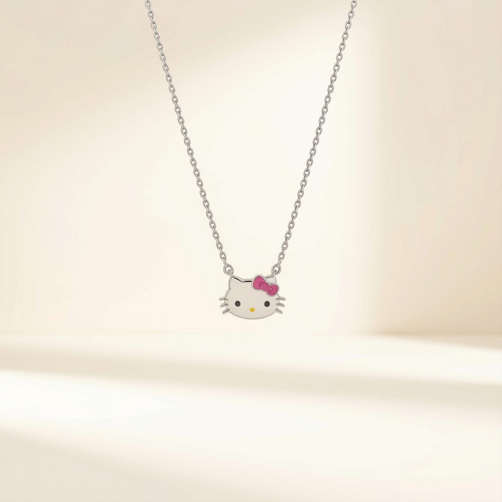 Cute Kitty Pendant Necklace